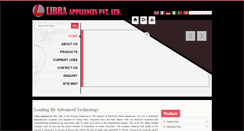 Desktop Screenshot of libra-appliances.com